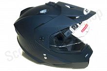 Шлем (мотард) Ataki FF802 Solid черный матовый   M