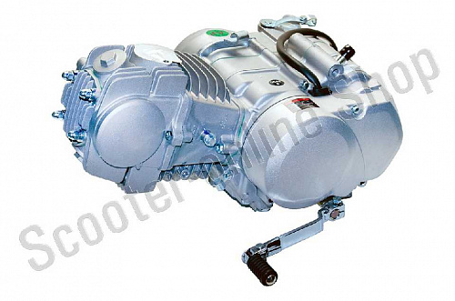Двигатель в сборе TTR125 МКПП аллюм. цилиндр кикстартер фото фотография изображение картинка