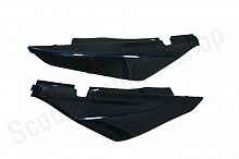 Пластик боковой задний (пара) Racer RC200GY-C2, RC250GY-C2 Panther (белый, черный)