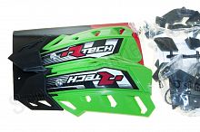 Защита рук + крепеж на руль + крепеж на рычаги R-Tech FLX зеленая