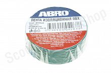 ABRO Изолента зеленая 0,18*9,1м