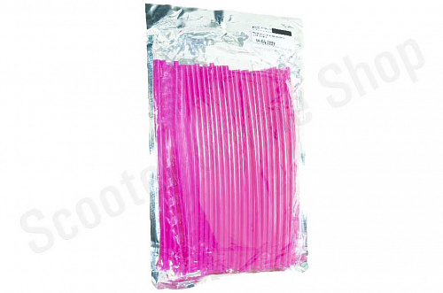 Накладки на спицы декоративные L-240 розовые  фото фотография изображение картинка