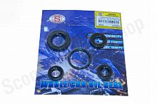 Сальники двигателя Dio, AF18/24  15,5х25,5х7 2шт  24х40х7  17х30х6 34х39х4 See комплект 5шт