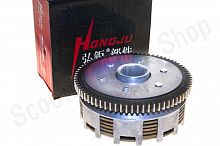 Сцепление в сборе   4T CG150  73T 6 болтов 6 дисков "HONGJU" 