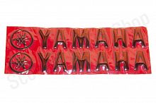 Наклейки YAMAHA 20х6см, 2шт, красные