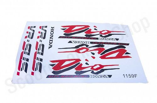 Наклейки Dio 1159F комплект 260х170 фото фотография изображение картинка Наклейки Dio 1159F комплект 260х170 фото фотография изображение картинка