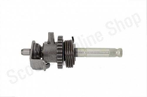 Вал кикстартера в сборе ZS174MN (CBS300) + фото фотография изображение картинка