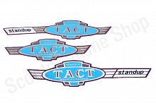 Наклейки Tact  2501A красный 160х45 3шт