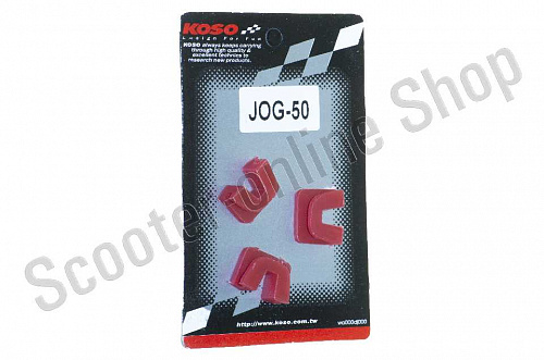 Слайдеры вариатора Yamaha JOG 3KJ (тюнинг, красные) "KOSO" фото фотография изображение картинка