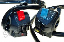 Блок переключателей мотоциклы CB/CG 150-250 см3 универсальный левый  SM-PARTS