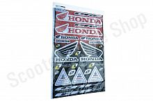 Наклейки Honda лист 310х450мм