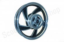 Диск задний 2.5-16  литой, бар. тормоз d-160  в сборе со звездой