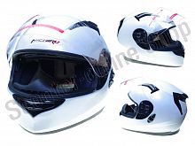 Шлем (интеграл) MI 162 White (с солнцезащ. стеклом) (Размер M) MICHIRU