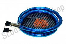 Замок трос HC503  D18x120см синий  SCOOTER-M