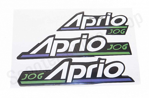 Наклейки (набор)   Yamaha JOG APRIO   (16х6см 3шт)   (#1217) фото фотография изображение картинка