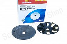 Крыльчатка  шкива  вариатора  Suzuki AD50