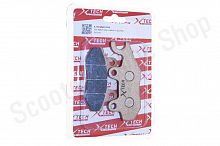 Колодки тормозные дисковые  #7 X-TECH (less-metallic) медь