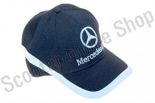 Кепка бейсболка Бейсболка   Mercedes-Benz   (черная, 100% хлопок) фото фотография 