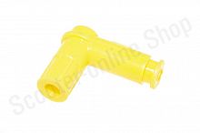 Колпачок свечной мото силикон желтый