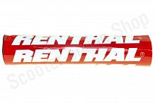 Подушка руля Renthal круглая красная