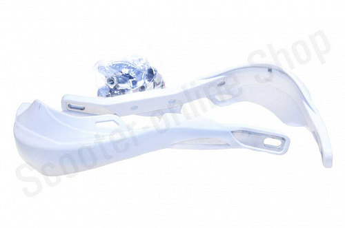 Защита рук алюмин.  Белый  комплект