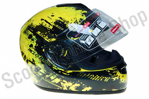 MICHIRU Шлем (интеграл) MI 136 Black&Yellow (Размер M) MICHIRU фото фотография 