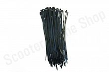 Хомут пластик 4*300мм черные упак. 100шт 