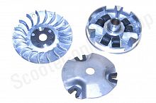 Вариатор  с сборе   Yamaha Jog 50   d-13  (втулка, шкив)  "F-64"