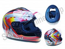 Шлем (интеграл) MI 120 Mechanics Red (Размер M) MICHIRU