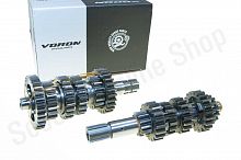Коробка передач в сборе 174MN-5 (NB300) (6 ст. кпп) Voron Moto