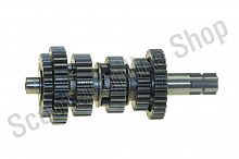 Вторичный вал КПП в сборе 166FMM L-145мм