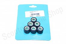 Ролики вариатора   Yamaha   15*12   6,5г   (черные)   "RAINBOW"