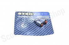 Клапан спуска воздуха вилки M5*0,8  оранжевый Оtom 2шт