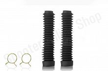 Гофры вилки  универсальные  d-25/45, L-200  черные  +хомуты  "LIPAI"