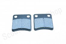 Колодки тормозные диск   Zongshen WIND/GY50-80   желтые   "ZUNA"