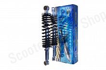 Амортизаторы задние  L315, регулируемые, черная пружина, хром корпус