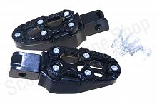 Подножки   водителя Питбайк   комплект черно-красные   "FLD"