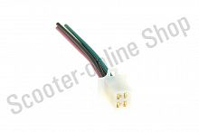 Разъем   (4 контакта, мама, +провода)   "KOMATCU"