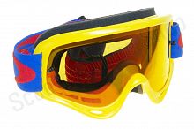Очки для мотокросса OAKLEY O-Frame Solid желтые-синие / оранжевая Iridium (OO7029-46) 