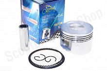 Поршень в сборе  153QMI 125cc +0.50  d-52.80   "LIPAI"