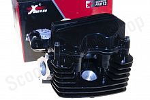 Головка цилиндра в сборе СG125 черная (клапаны, коромысла, распредвал, крышки)