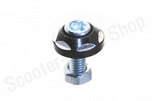 Болт декоративный М6 черный 