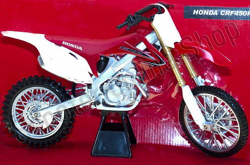 Модель кроссового мотоцикла Honda CRF450R 1:6 фото фотография изображение картинка