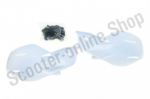 Защита рук малая пластик белая комплект Защита рук малая пластик белая комплект