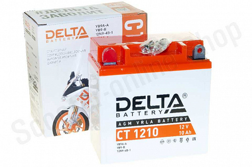 Аккумулятор CT 1210 Delta AGM YB9A-A YB9-B 12N9-4B-1  147x143х87 фото фотография изображение картинка