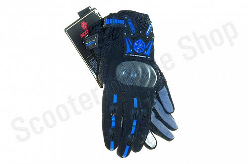 Мотоперчатки перчатки мото Перчатки   "SCOYCO"   (mod:MC-20, size:L, синие, текстиль) фото фотография 