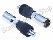 Инструмент SUPER B Съёмник шатунов 2в1: квадрат и shimano splined octalink & ISIS
