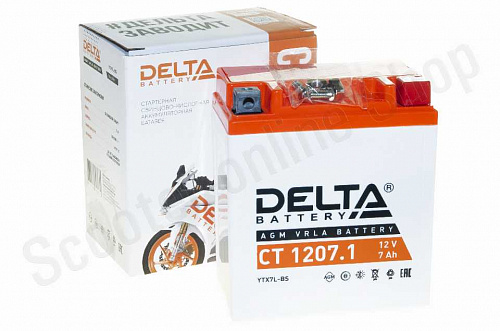 Аккумулятор  CT 1207.1 Delta 114x70x132 фото фотография изображение картинка