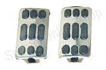 Резинки подножки водителя Delta Alpha алюминиевые комплект