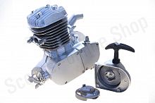 Веломотор в сборе  F80  80cc,  + ручной стартер (без установочного комплекта)  "Komatcu"